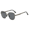 New round polarized folding sunglasses male vibrato and driving fishing toad sunglasses fashion trend 8100