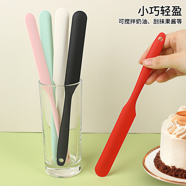 Silicone cream scraper