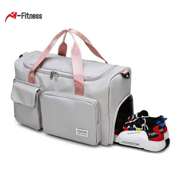 Luggage Bag Wholesale Large Capacity Short Distance Travel Bag Women's Dry and Wet Separation Yoga Men's and Women's Couple Sports Fitness Bag Tide