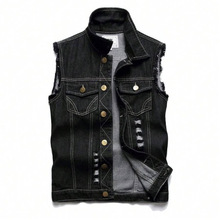 O 67342 Korean slim denim men's vest ��������ţ��������