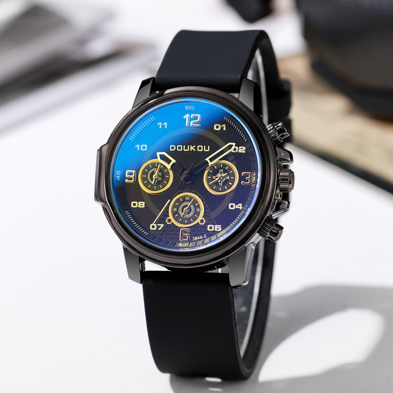 Fashionable and Versatile New Product Large Dial Men's Watch Women's Waterproof Couple Niche Temperament Student Party Cross-Border Hot Model