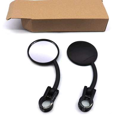 Moxin motorcycle modified electric bicycle universal 22mm handlebar snap-on mirror retro small round mirror