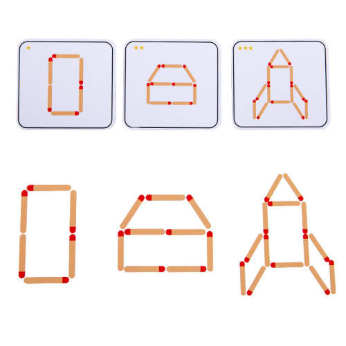 Thinking Match Puzzle Board Game Children's Advanced Mathematical Olympiad Geometry Logic Concentration Training Early Education Educational Toys