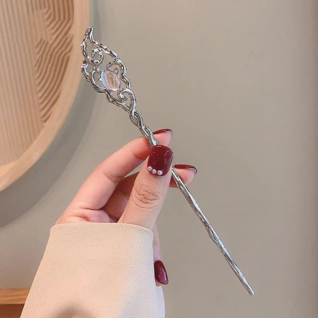 Nueva horquilla de nubes auspiciosas de estilo nacional de estilo chino para mujer