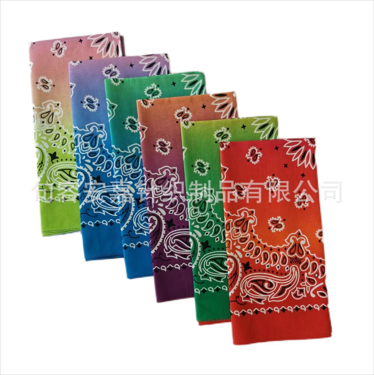 Cotton Boutique Digital Printing Ready-Made Knight Ami Khaki Square Scarf Hip-Hop Sports Cycling Mountaineering Outdoor Headscarf
