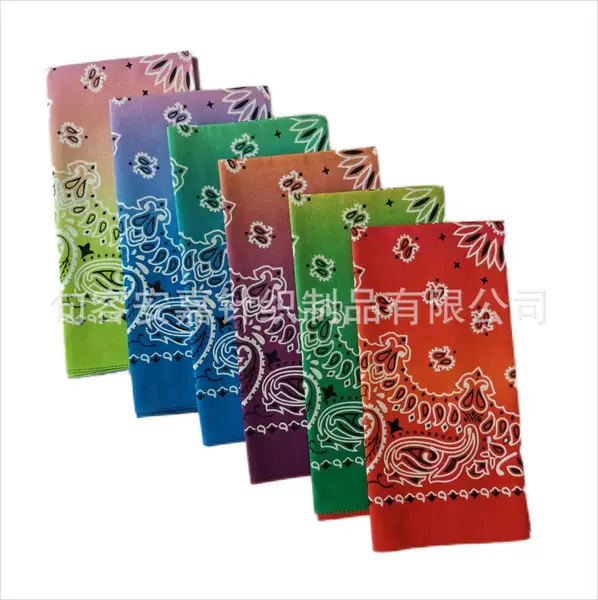 Cotton Boutique Digital Printing Ready-Made Knight Ami Khaki Square Scarf Hip-Hop Sports Cycling Mountaineering Outdoor Headscarf