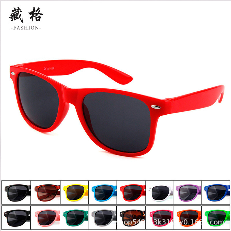 Cross-Border European and American Fashion Colorful Retro Sunglasses, Candy-Colored Sunglasses, Plastic Glasses, Gradient Color Studded Sunglasses