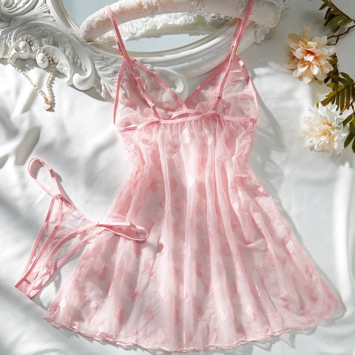Элитное качественное сексуальное белье, slip-dress, без спинки