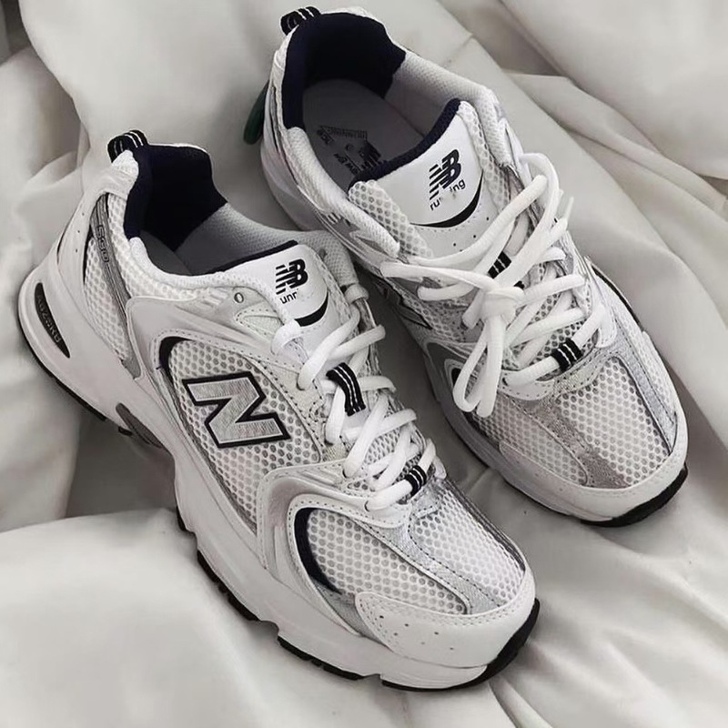 莆田クロスボーダー NB530 クラシックシルバーグレーシルバーカラー多用途男性と女性のメッシュ通気性スポーツアウトドアランニング|undefined