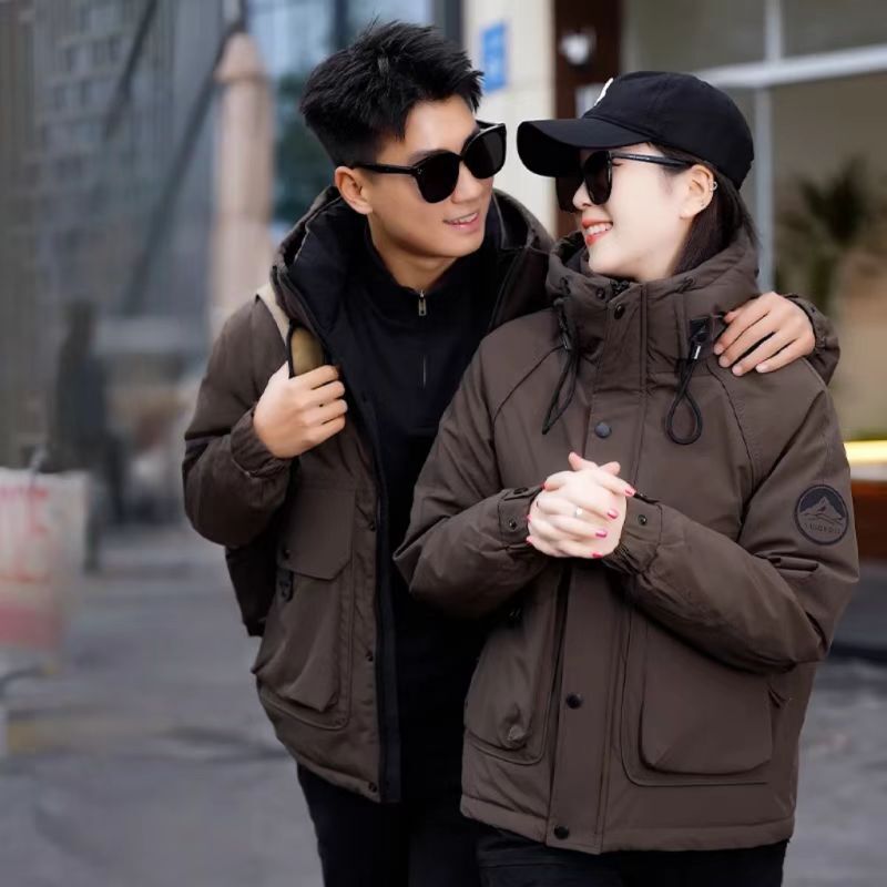 New National Standard White Duck down Men's Winter Thickened Hooded down Jacket High-Quality Cold-Proof Warm Parka Coat Trendy New National Standard White Duck down Men's Winter Thickened Hooded down Jacket High-Quality Cold-Proof Warm Parka Coat Trendy
