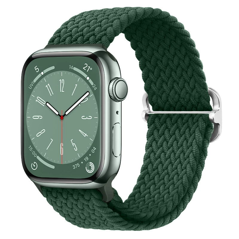 Смарт-ремешок Apple Watch подходит для Apple iWatch поколения 67891011 регулируемый нейлоновый переплетенный ремешок новый стиль
