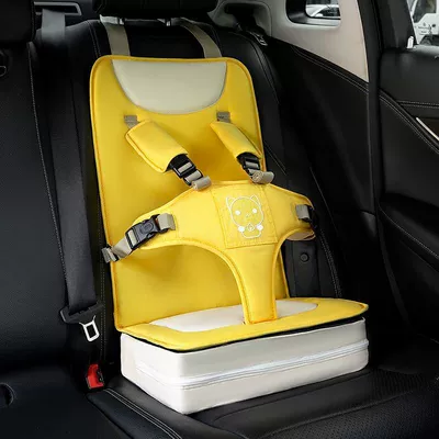 Protection Seats, Child Safety Seats, Car Car child safety seat - seat-booster-pad-universal-for-all-seasons-yellow-medium-size-6-months-to-6-years-old