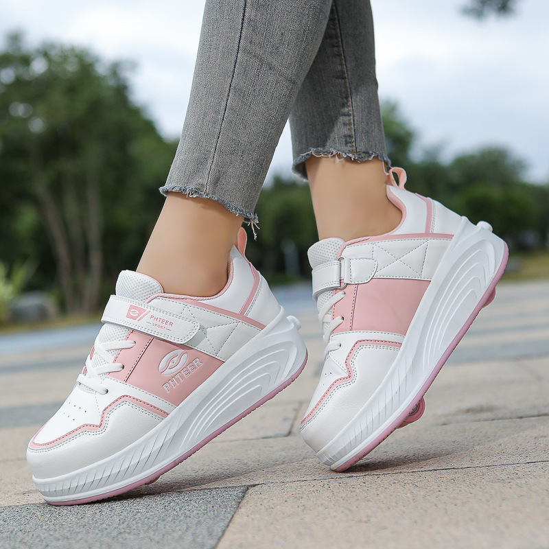 Girls' Heelys Shoes Autumn/Winter 2025 New Children's Heelys Shoes Detachable Fashion Versatile Casual Roller Skates