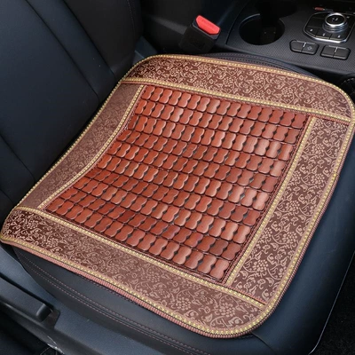 Three-Piece Set — Cool pad - brown-wide-edge-bamboo-square-mat