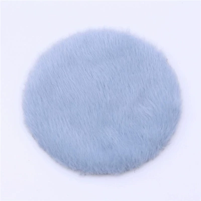 Year's Silk Wool Carpet, Room Floor, Wool pad - standard-blue-small-circle-12cm