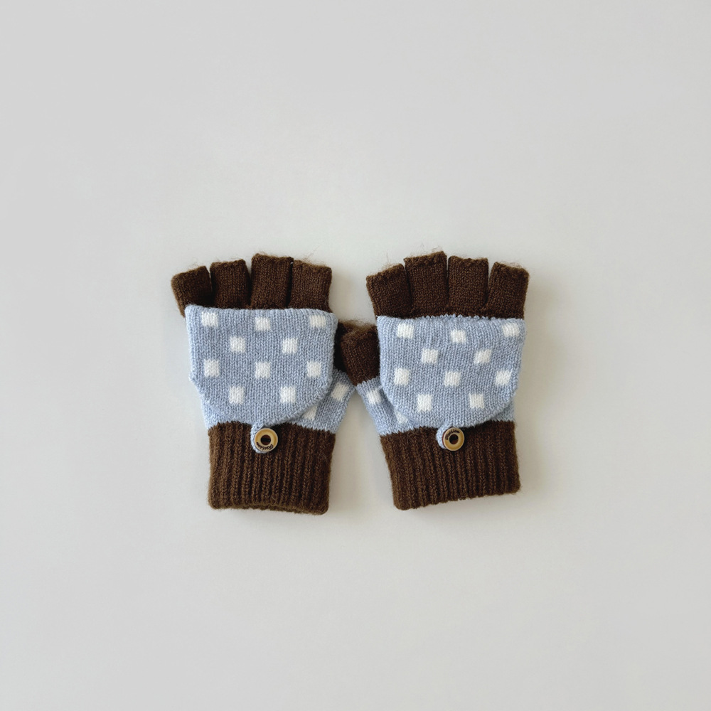 Kinder Fäustlinge Mit Klappe Warme Handschuhe Für Die Schule_voghion.com