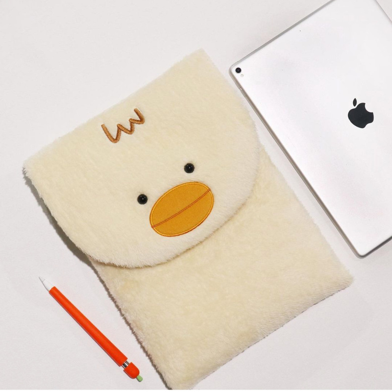新型韓国insぬいぐるみ刺繍アニメかわいいipa内胆包タブレット11インチノートパソコン収納バッグ|undefined