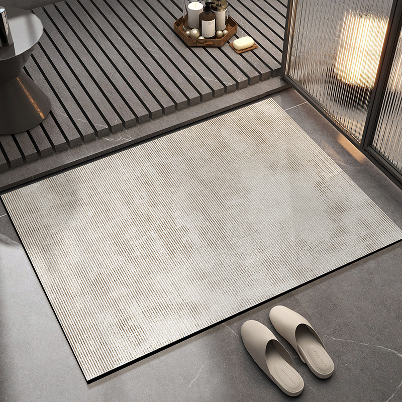 卫生间地垫浴室防滑吸水厕所门口洗手间即干硅藻泥脚垫子地毯卫浴