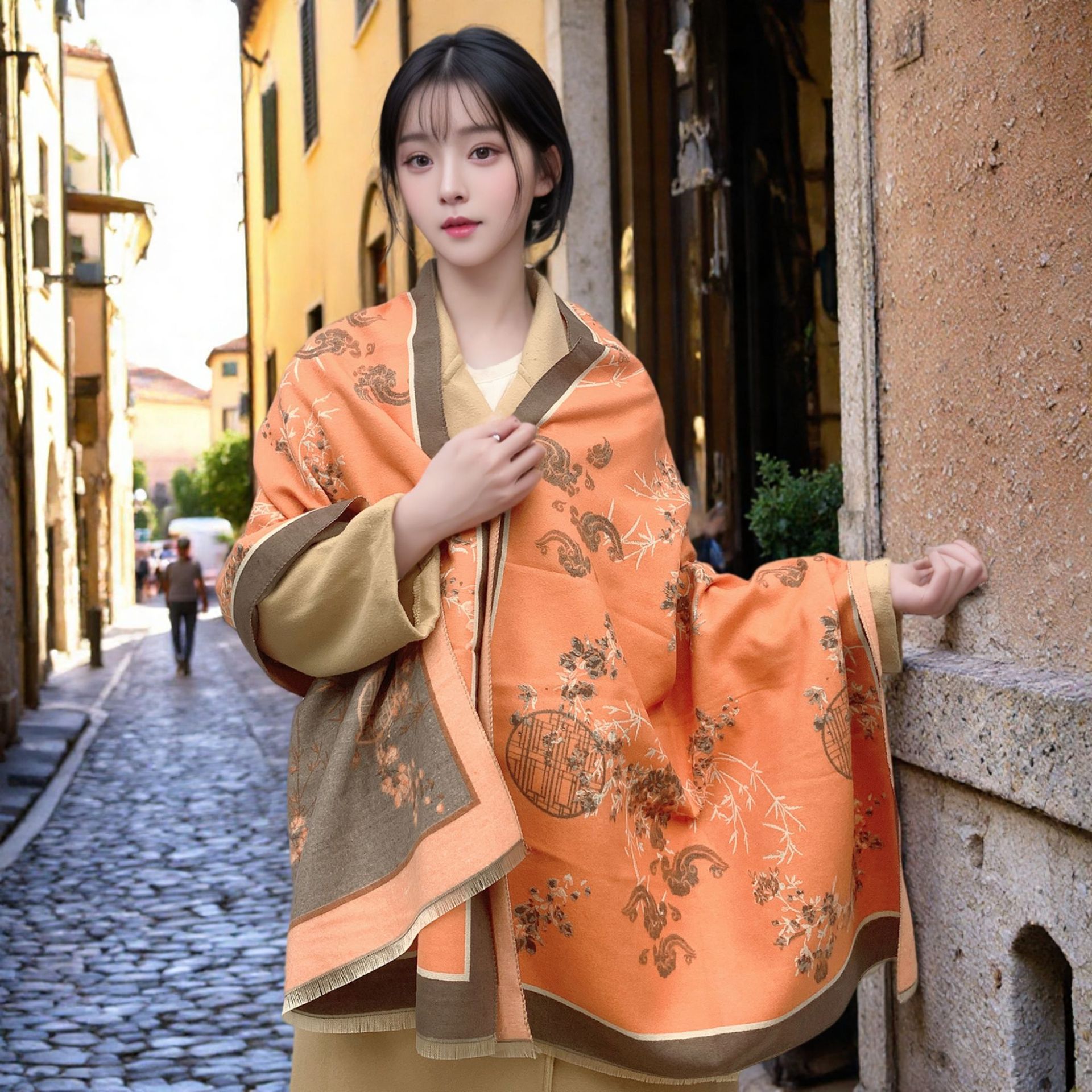 창문 - 오렌지색