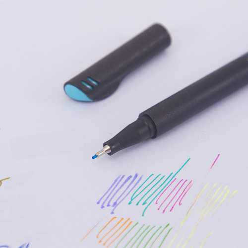 Cross-border colored fine-line pens, art painting special quick-drying ink, student supplies, brush set stationery wholesale
