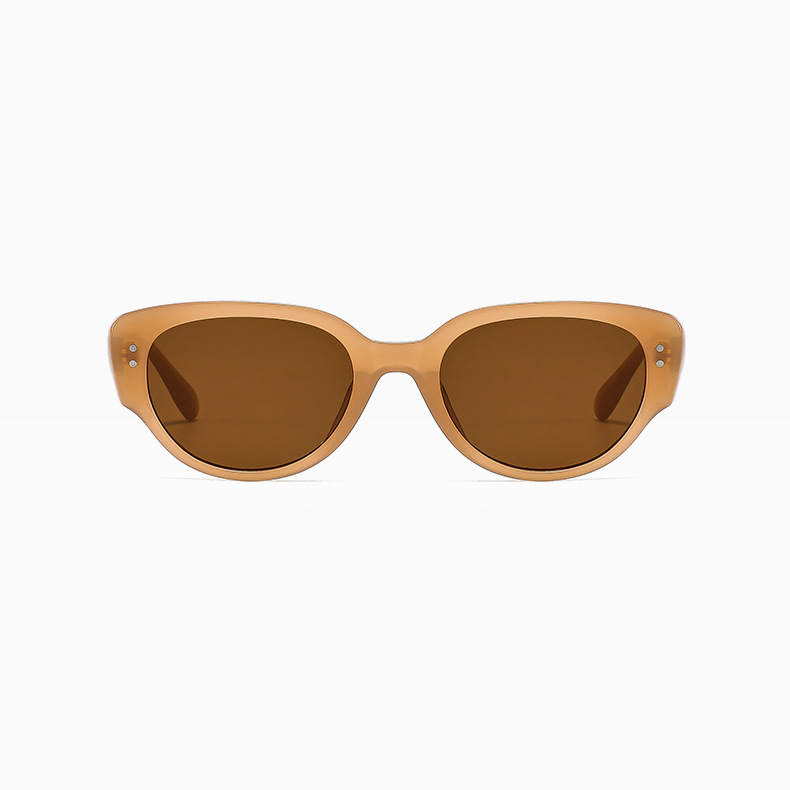 Women’s Cat Eye Sunglasses Black And White Retro Style Uv Protection_voghion.com