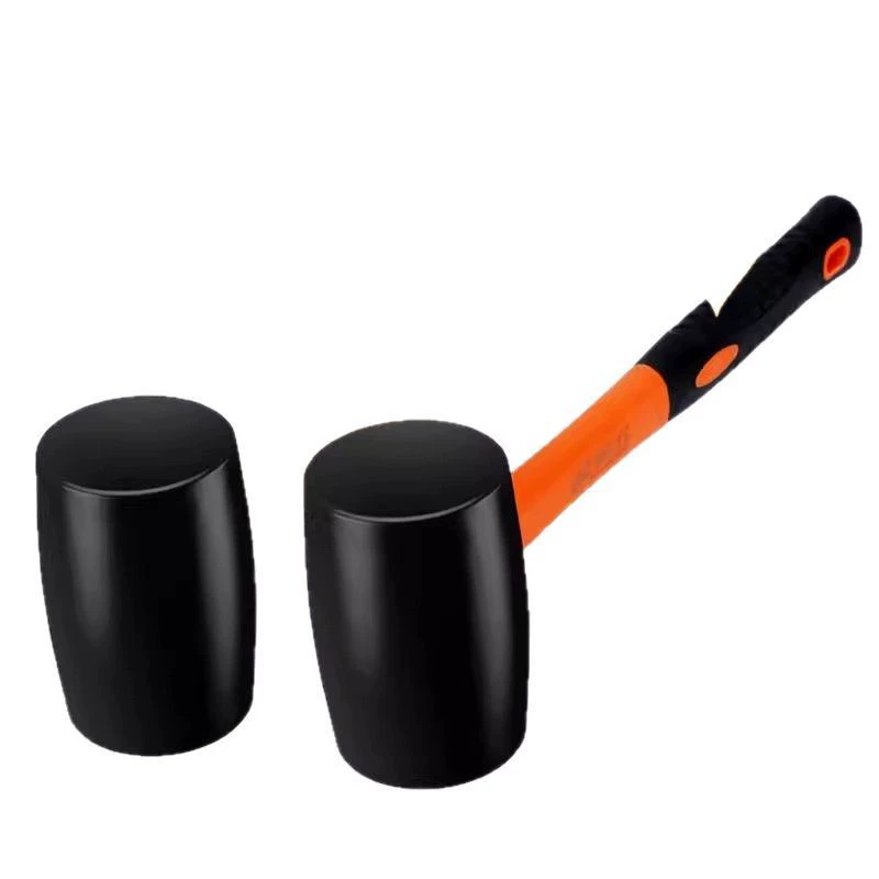 Rubber hammer, elastic two-color eraser from soft rubber