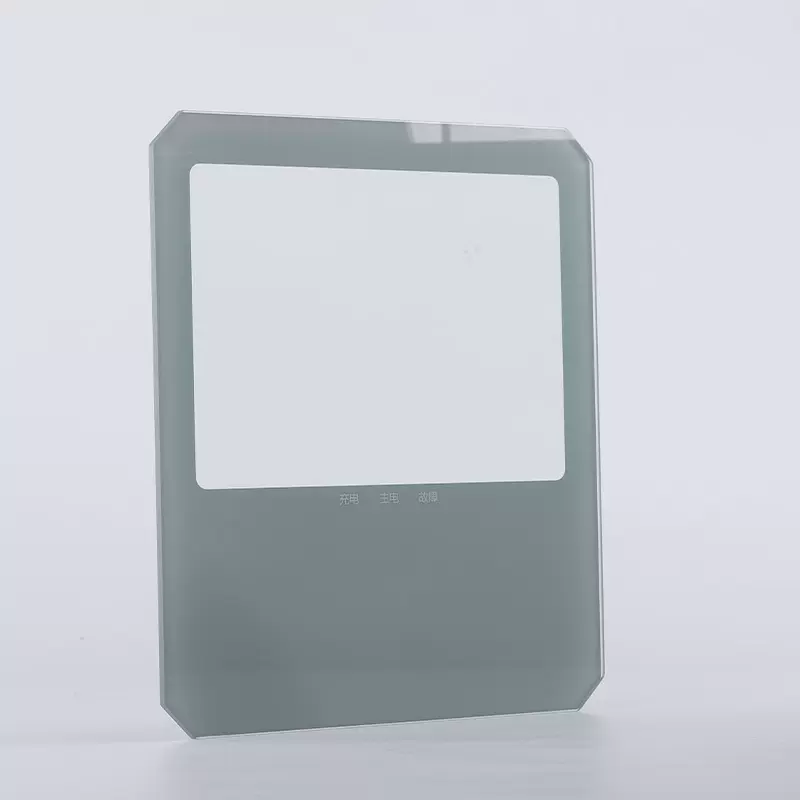 钢化玻璃深加工灯具钢化玻璃泛光灯户外矩形玻璃丝印灯加工透明