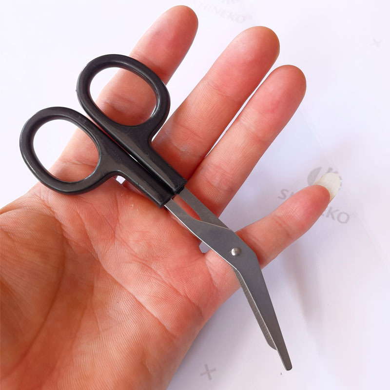 厂家直家 纱布剪刀不锈钢绷带剪刀家用帆布剪刀户外弯头剪医药剪