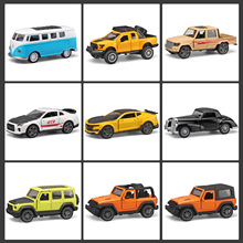 （哇噢定制）1:36合金跑车模型回力开门儿童玩具小汽车礼品蛋糕摆