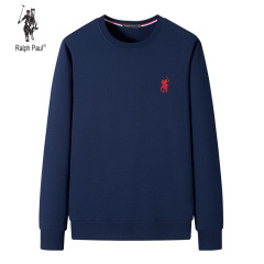ラルレンポール正規品メンズ長袖tシャツ秋冬カジュアルゆったり大きいサイズ丸首パーカーメンズプルオーバー