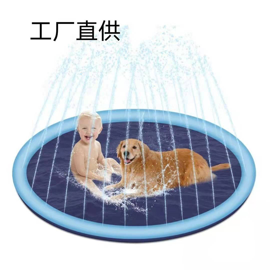 Venta directa de fábrica: Alfombra de agua antideslizante de PVC para jugar al aire libre, piscina de agua refrescante para niños, bañera plegable, piscina para bañarse.