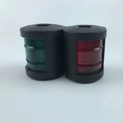 Right Red and Green Portside Lights, Stern – Avtomobil ehtiyat hissələri - medium-left-right-lights-set-of-2-black-shell