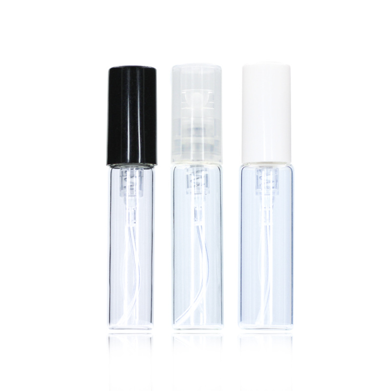 1ml spray de dispensación de perfume 1,5 ml mini botella de spray transparente 2ml botella de muestra pequeña botella de spray de vidrio