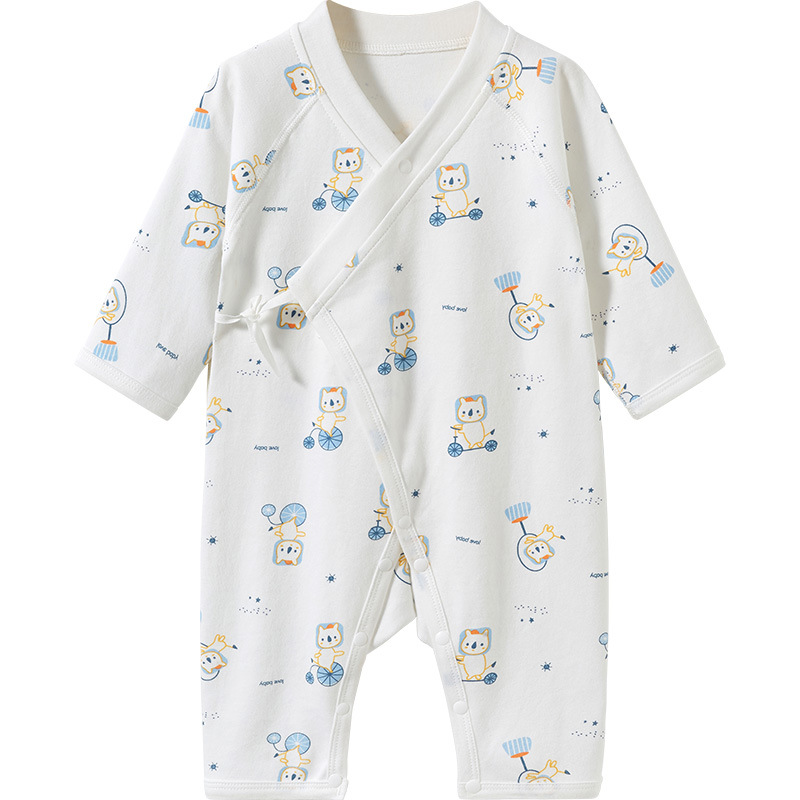Mono para bebé recién nacido, primavera y verano, algodón puro, 0-3 meses, estilo fino, ropa unisex para bebés