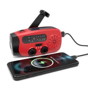 Hand-Cranked Radio Multi-Function Emergency Radio Flashlight Power Bank Cross-Border Disaster Prevention Solar Radio