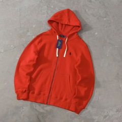 春秋季男女同款宽松纯色小马刺绣Logo多色连帽拉链外套卫衣卫裤