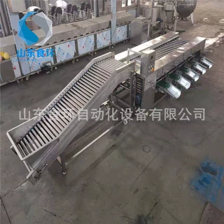 果蔬清洗分级 圆形果蔬大小分级机 车厘子大樱桃滚杠分级机