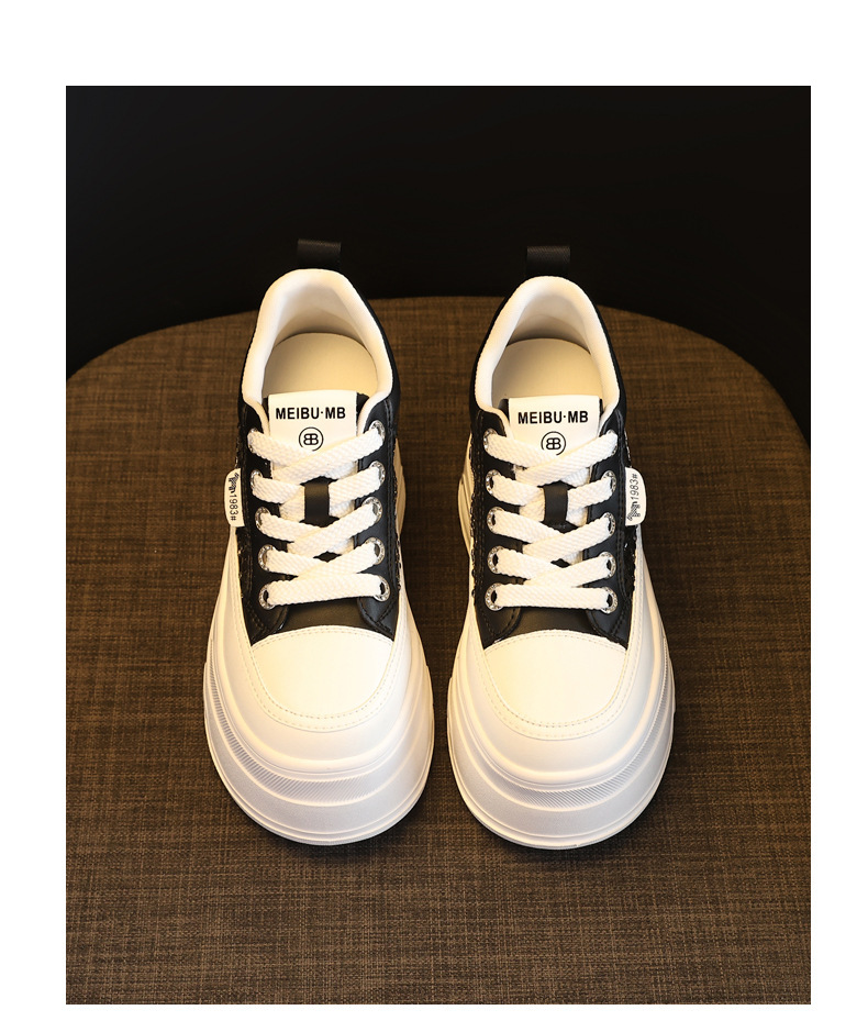 Giày sneaker nữ đế dày lưới mỏng mùa hè, tăng chiều cao bên trong, đính đá rhinestone — màu đen chi tiết 18