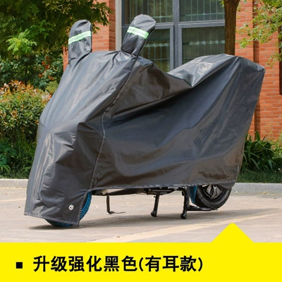 Cover, Rain and Sun Protection: Car clothing - s-black-with-ears