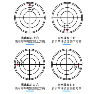 源头厂家高尔夫带水平仪功能双面筹码标果岭坡度马克