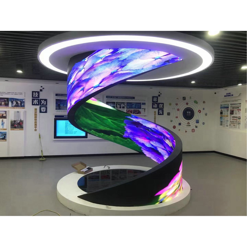 メビウスの輪スクリーン LED 特殊形状スクリーン LED フルカラーディスプレイクリエイティブメビウスの輪フレキシブルソフトスクリーン|undefined