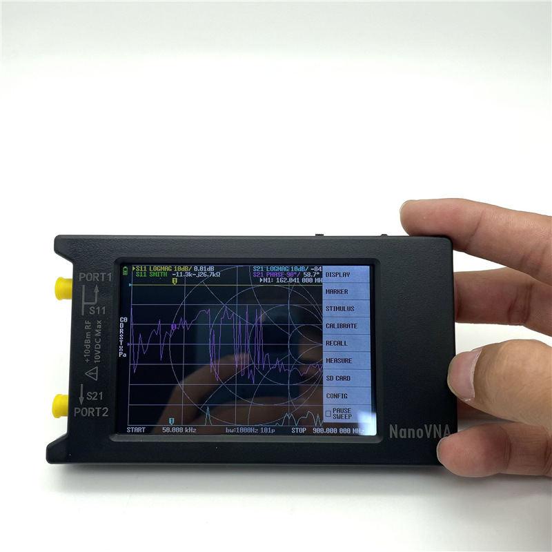 NanoVNA H4矢量网络分析仪天线分析仪短波MF HF VHF UHF天分