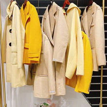 威尼斯保羅羊絨大衣22冬時尚顯瘦中長款韓版呢子外套品牌折扣女裝