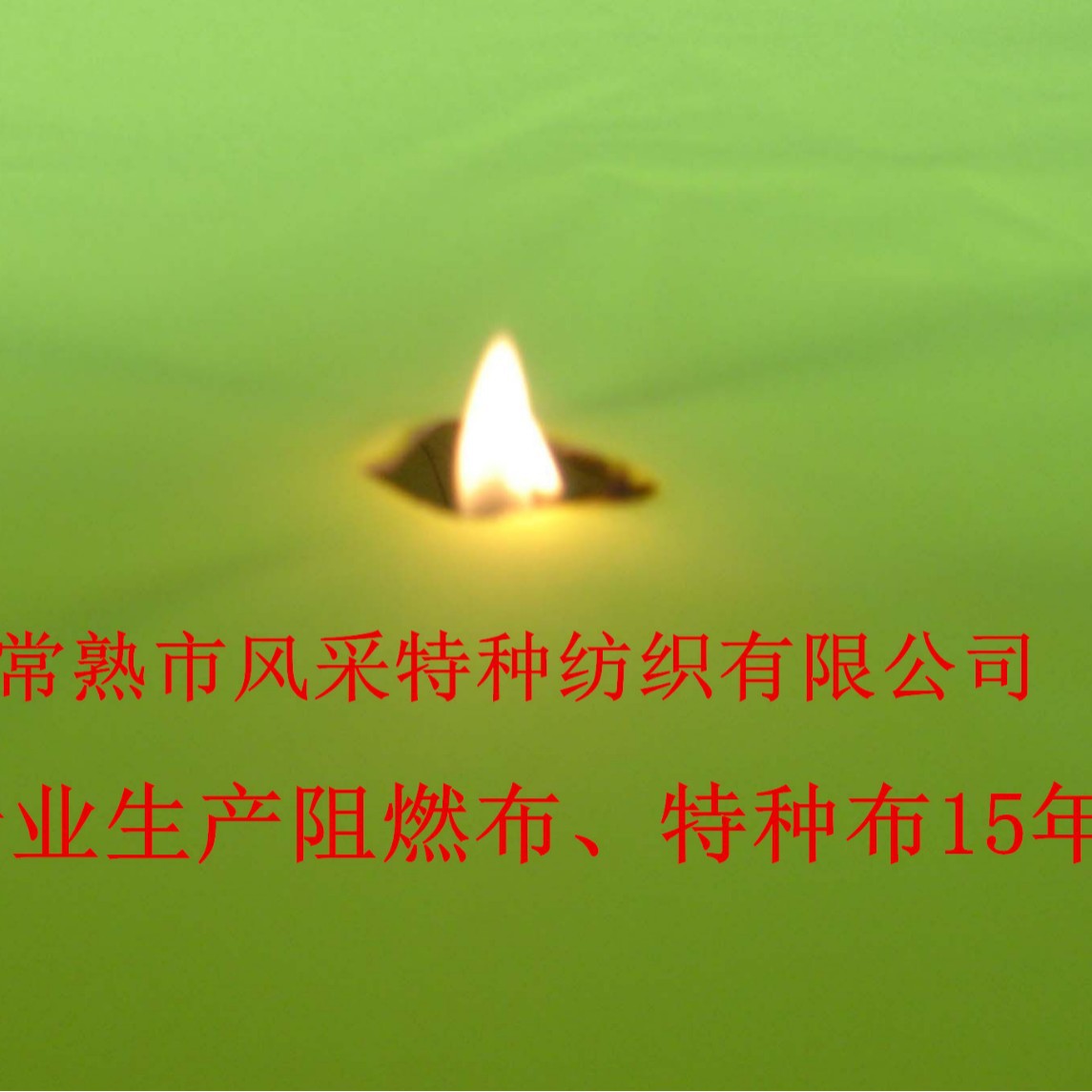 纤维纱线永久阻燃涤纶布