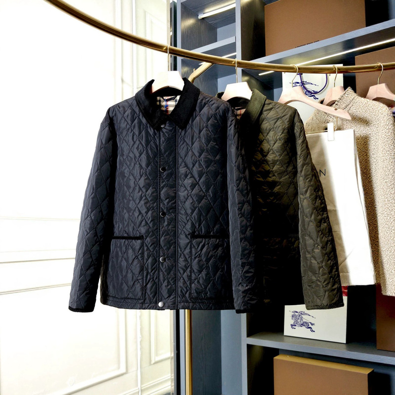European-style Nanyou high-end version B-brand men's 26 quilted nylon barn-collar cotton jacket, classic winter coat European-style Nanyou high-end version B-brand men's 26 quilted nylon barn-collar cotton jacket, classic winter coat