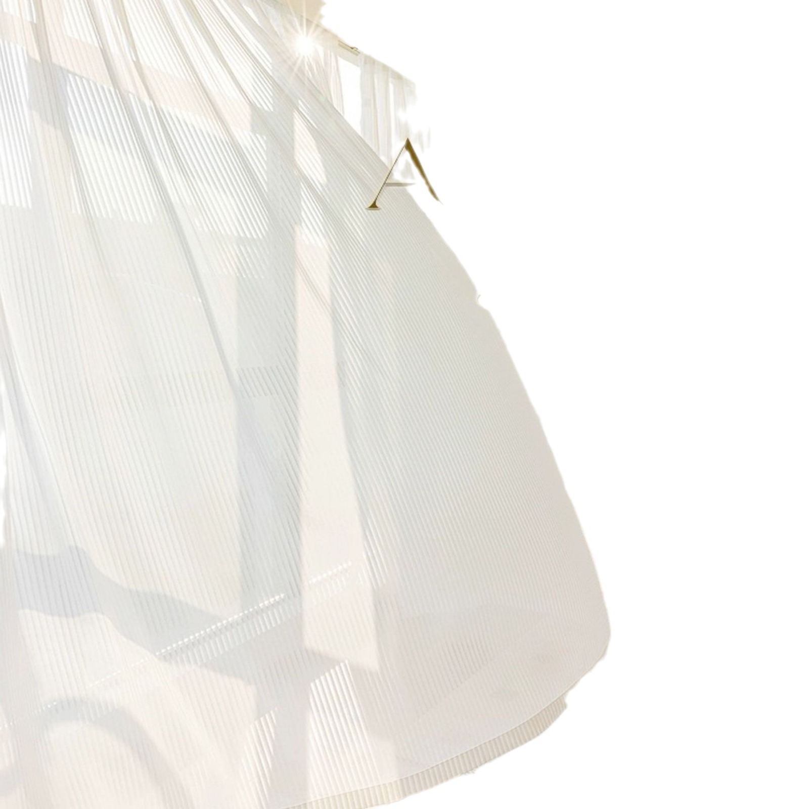 Cortina cortina de gasa cortina de fantasía transparente sala de estar arena vertical rayas verticales persiana ventana de la bahía balcón pantalla de la ventana de pantalla blanca