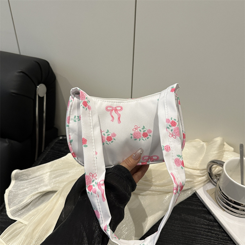 2025新款日系甜美唯美手提包单肩包休闲小方包时尚百搭休闲腋下包|undefined