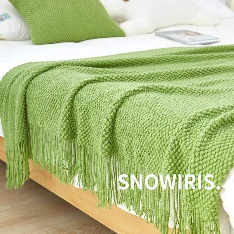 Knitted duvet, sofa for living room for sleep
