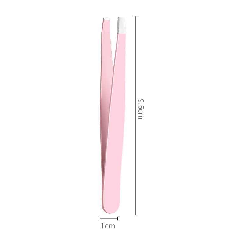 123mm pinzas de pestañas falsas sin pegamento coloridas pinzas de joyería punta herramientas de belleza de pestañas profesionales