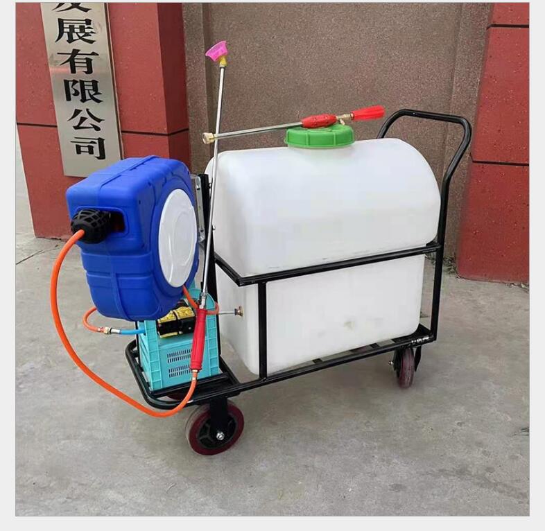 厂家消毒推车式手推式电动打药机高压农用汽油动力喷雾器打药车